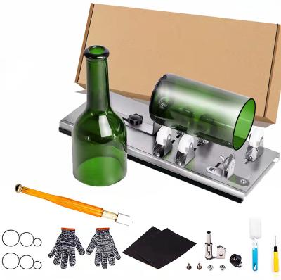 China Glass Bottle Cutting Factory Price 3,5,7 Wheels Stainless Steel Glass Bottle Cutter Tool Kit For DIY BOTTLE for sale