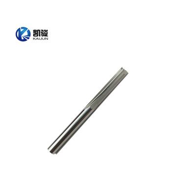 China CNC Machining Two Straight Flute Hss Spiral End Mill Bit / Gear Tiger Carbide End Mill for sale