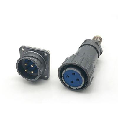 China Automotive Outdoor Metal 12 Volt Dc Circular Aviation Connector for sale