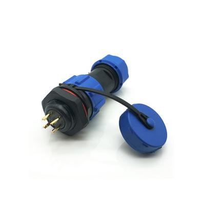 China Heavy Duty Waterproof Electrical Power 2 Pin Plug Male Female Connector for sale