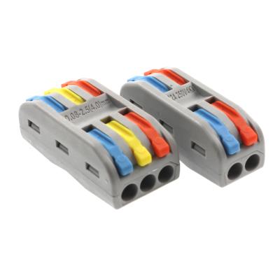 China Build Junction Box / Power / 222 Series Recessed Lamps Quick Plug In Wire Crimp Connectors for sale