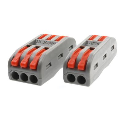 China PA66 Electrical Wire Crimp Spring Female Terminal Block Connector for sale