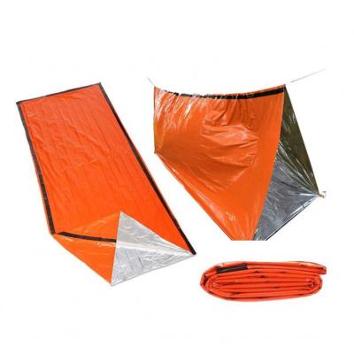 China Durable OEM Emergency Survival Shelter 2 Person Emergency Tent Use As Survival Tent, Emergency Shelter Tube Tent For Camping for sale