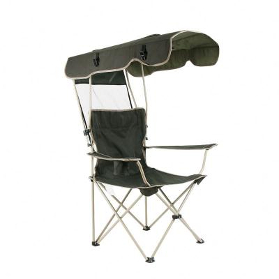 China Contemporary With Aluminum Frame Portable Gray Recliner Folding Beach Backrest Umbrella Throw Camping Fishing Outdoor Chairs for sale