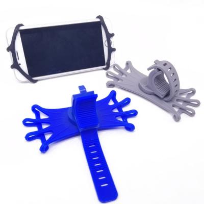 China Convenient Waterproof Outdoor Sports Mobile Phone Holder Bicycle Silicone Mobile Phone Holder for sale