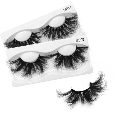 China Factory Wholesale Custom Artificial Lashes Siberian 3D Mink Fluffy Eyelash With 25MM Box Seller Customized Lashes Boxes for sale