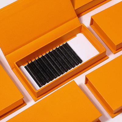 China Wholesale Premium Quality Natural Silk Mink Trays Professional Volume Supplies False Eyelash Extension Matte Black Private Label Classic 0.05 for sale