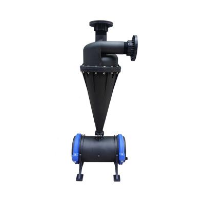 China 4inch Green Plastic Water Cyclone Sand Water Filter Irrigation for sale