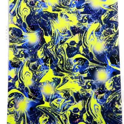 China Anti Pill On Stretch 84% Polyester 16% Spandex Breathable Knitted Fabric For Swimsuit Dot Foil And Digital Printing Soft Knit Feeling HJ for sale