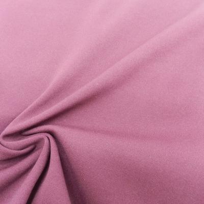 China Cheapest stretch solid color knitting interlock for sportswear polyester spandex blend fabric for sale