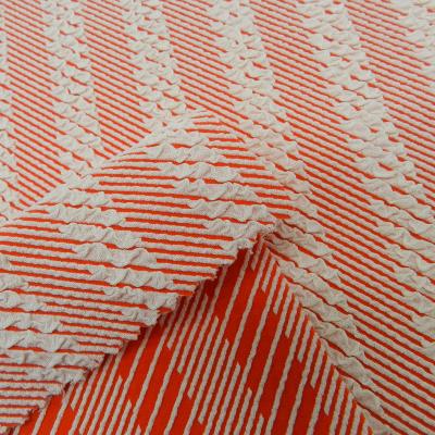 China Anti Pill High Quality Jacquard Embossed Fabric Yarn Dyed Fabric Jacquard Fabric With Many Colors for sale