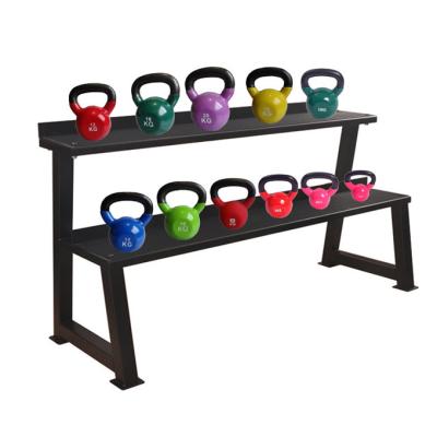 China New Type Indoor Gym Storage Rack Two Or Three Tire Kettlebell Rack for sale