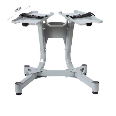 China New Type Gym Equipment Weight Lifting Exercise Adjustable Dumbbells Stretch Dumbbell Rack Dumbbell Support for sale