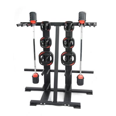 China New fitness equipment small barbell gym storage bar multifunctional barbell frame commercial fixed barbell frame for sale