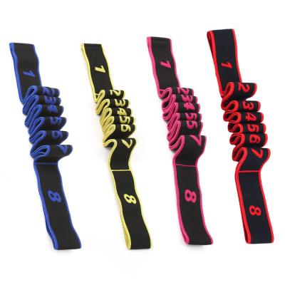 China Durable dance training gymdance sports equipment fitness whosale yoga strap stretch paragraph carrying belt for sale