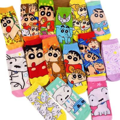 China Calcetines Viable Funny Ankle Cotton Ladies Fashion Anime Cartoon Short Socks for sale