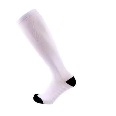 China Viable Factory Cheap Price Printed Polyester Sport White Sublimation Blank Socks for sale