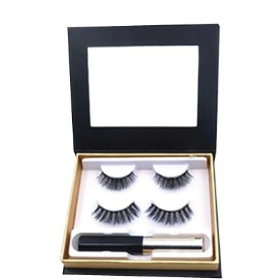 China Recyclable High Quality Luxury Cosmetic Packaging Box Makeup Package Magnetic Eyelash Box for sale