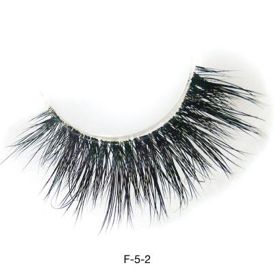 China High quality and elegant specialization manufacture artificial natural silk eyelashes 3d false mink eyelashes long for sale