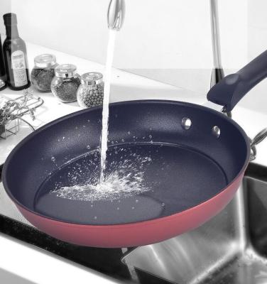 China 2022 Large Modern Nonstick Pan Based Nonstick Cookware Deep Frying Pan with Lid for 3-5 People for sale