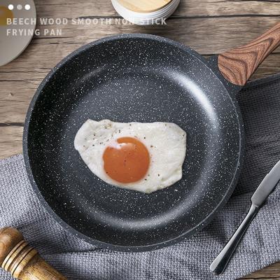 China Best Price Kitchenware Minimalist Cookware Sets Forged Aluminum Marble Nonstick Frying Pan for sale