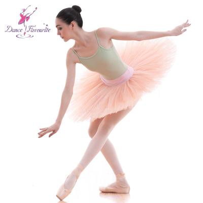 China Pale stiff tulle dresses - pink half tutu for practice ballet dance tutu skirts BLL001-6 for sale