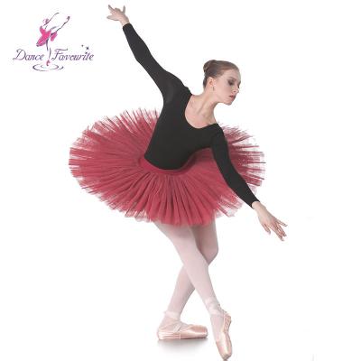 China Dress up burgundy ballet dance tutu skirt for girls and women crepe tutus BLL001-5 for sale