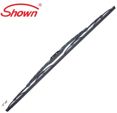 China 100% Universal Japanese Type Blade Vehicle Windshield Wiper Blade Metal Rubber Frame With Good Price for sale