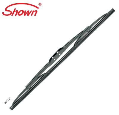 China Metal Car Front Window Wiper Universal Windshield Frame Shown Wiper Blade HS-404R for sale