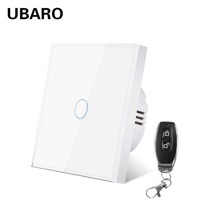 China 433RF Wireless Remote Control Switch 1gang 0 - 20 Meters Smart Wall Light Switch for sale