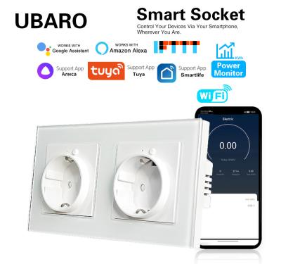 China Voice Control Smart Socket Compatible with Google assistant /Amazon Alexa/Yandex Alice/IFTTT for sale