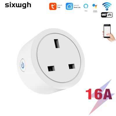 China Electric Power Strip Wifi Smart Socket Compatible With Tuya Smart UK Standard for sale