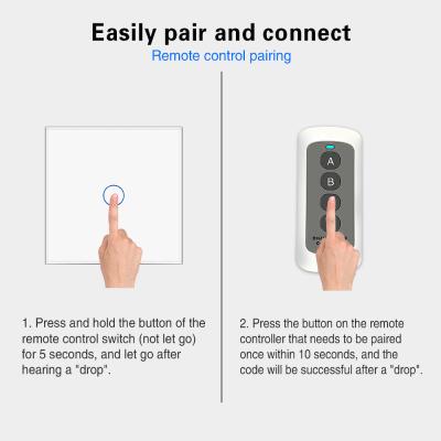 China Wireless Remote Socket Zubehör Metall 4 Tasten Steuerung Universalstandard zu verkaufen