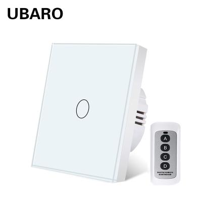 China EU Standard 1 Button Wireless Remote Switch For 433.92MHZ Frequency And Convenient Installation Sensor Switches for sale