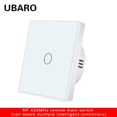 China Smart Tempered Glass Remote On/Off Switch with LED Indicator for sale