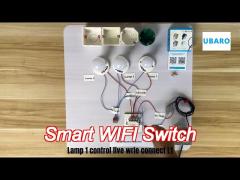 1gang eu type 86 smart wi-fi switch app remote timing voice control tuya smart home switch 220v 10a