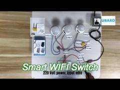 1gang live wire seamless connectivity tempered glass intelligent wall switch