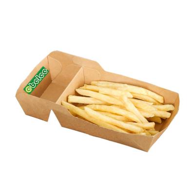 China 100ml-1200ml Single/Double Magazine Disposable For Fast Food Chips Fried Chicken Printing Quality Customized Nice Snack Paper for sale