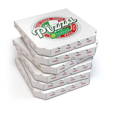 China Good Price Food Grade Pizza Pack Disposable Grease-Resistant Paper Box For Fast Food Packing Carry Out for sale