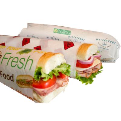 China Greaseproof Food Wrapper Use Leakproof Paper For Burger/Sandwich/Wrapper/Meat Roll for sale