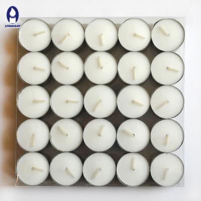 China Wholesale good quality 4h long time burning tealight white color for sale