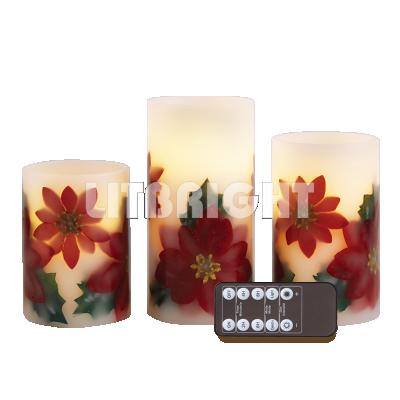 China Eco - Friendly Flameless LED Candles Battery Powered Candles Led Candles With Remote for sale