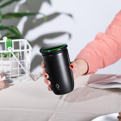 China Temperature Display Wholesale Portable Travel Water Fast Cooling Custom Cup Insulated Cooling Coffee Mug for sale