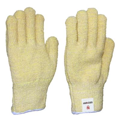 China Seeway Flame Retardant Anti Heat Resistant Aramida Guantes De Seguridad Cut for sale