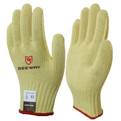 China Anti-cut Seeway Aramid Cut Resistant Self Defense Work Safety Anticut Gloves for sale