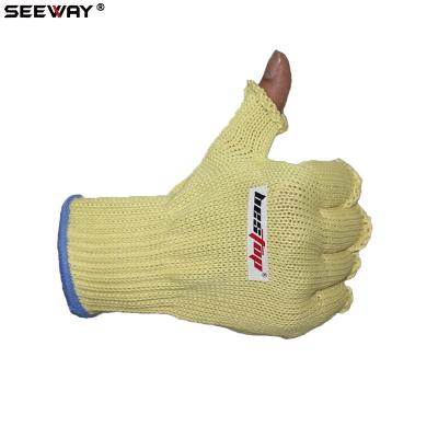 China Anti-Cut Cut Resistant Half Finger Gloves for sale