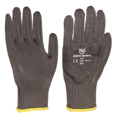 China Cut Resistant Stainless Steel Knitted Hand Gloves For Cutting for sale