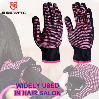 China Anti Heat Seeway Heat Protection Hair Styling Glove for sale