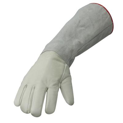 China Seeway Oil Resistant Heat Proof Low/Temperature Glove With Sewn Leather Palm for sale