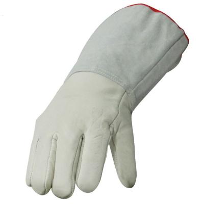 China Seeway Cold Resistant Low Temperature Resistant Work Warm Leather Gloves With Cotton Coating for sale